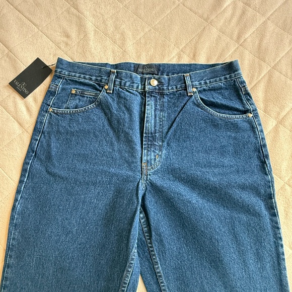 Valentino Men's Classic Indigo Straight Jeans - Picture 3 of 10